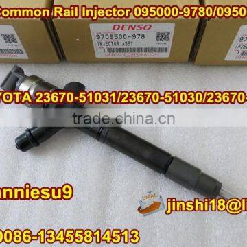 Denso Common Rail Injector 095000-9780/095000-7711/9709500-978 for TOYOTA 23670-51031/ 23670-51030/ 23670-59035