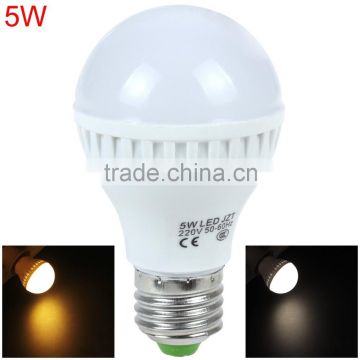 Factory price 5W led light bulb CE ROHS SMD 2835 E27 led bulb 220V for home/office use