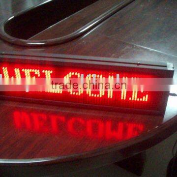 p3.75 dot matrix led scrolling message sign