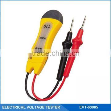 Two Range Circuit Voltage Tester with 110V/220V AC/DC and High Visibility Dual Indicator