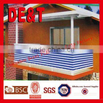 10 years supplier balcony fence cover ,balcony screen, balcony net