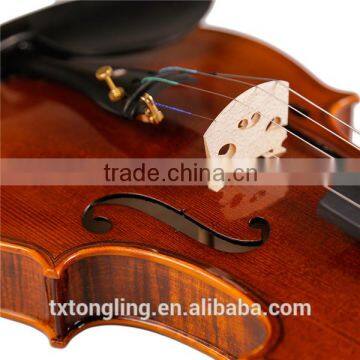 (TL004-3) High Quality Flamed Violin Painted Violins 4/4, 3/4 photo-6
