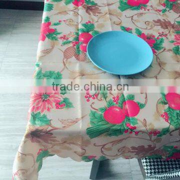 TB004 flowers Ployester table cloth