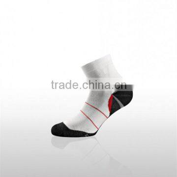 Unisex sliver knitted running compression socks