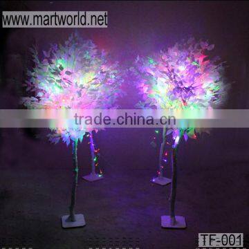 LED white artificial wedding tree,wholesale wedding tree for wedding decoration,artificial wedding wishing tree(TF-001)