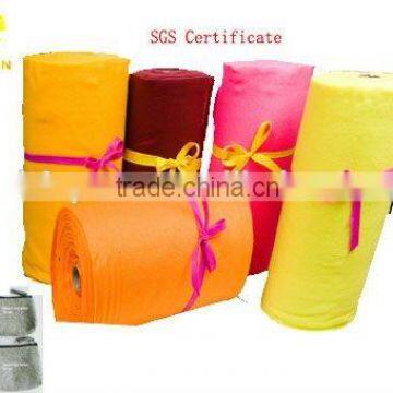 competitive price color fiber felt fabric