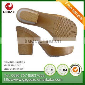 wholesale shoe soles women new design Pu sole