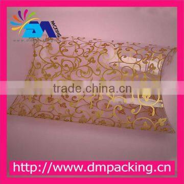 Plastic clear pillow box for candy container