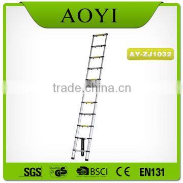 32 Foot Extension 20cm Aluminum Step Ladder AY-ZJ1032 With EN131 photo-4