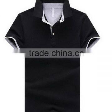 Durable Hotsell Men's Cotton Turtleneck Polo Shirt Quality Choice photo-3