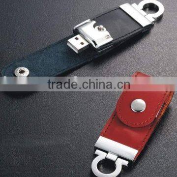 leather usb flash drive OEM leather usb disk Promotional pen drive