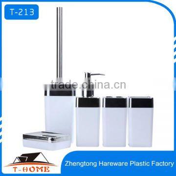 hot selling 5pcs high quality plastic bathroom sets