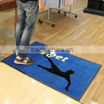 Thin Floor Logo Rubber Door Mat