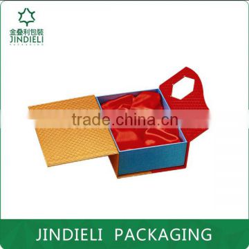 Middle east paper perfume packaging box with ribbon inside