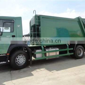 Sinotruck HOWO 12CBM rear loaded garbage compressing cart