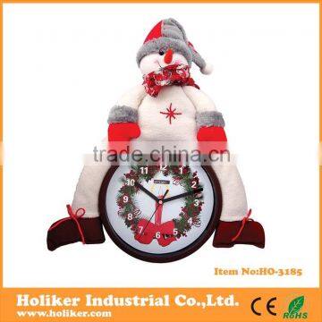 Lovely Plush Christmas Gifts Santa Claus Clock photo-4