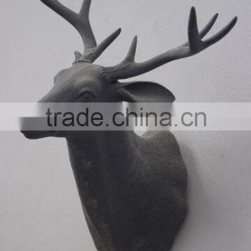 Deer Head Fiberglass Statue Animal Statues photo-3