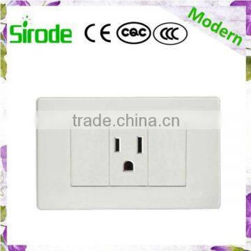 New Sirode Hot Sell 250V Italian Wall Sockets In White PC/ABS