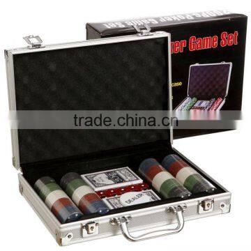 Hot Selling Aluminum 200 Poker Chip Game Set
