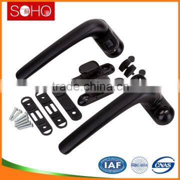 Top Quality European Style Glass Window Double Sided Door Handle Lock