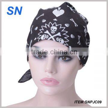 fashion new black and white head scarf