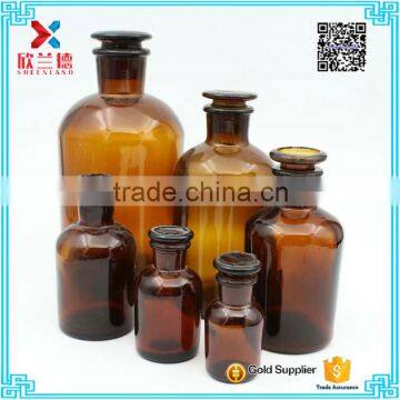 30ml 60ml 125ml 250ml 500ml 1000ml lab amber glass reagent bottle with glass dropper                        
                                                Quality Choice