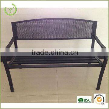 2016 bench for garden-park bench, metal &case steel pipe/garden bench