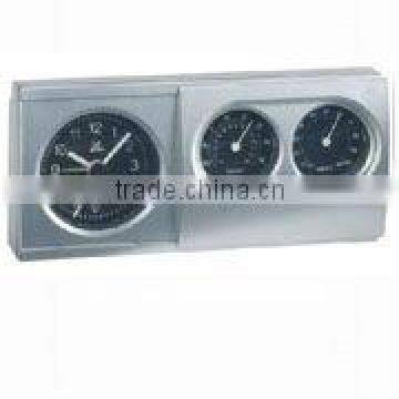 analog alarm clock with themometer & hygrometer