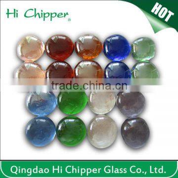 Crystal Clear Glass Gems Round Shape for Fir Pit Fireplace photo-2