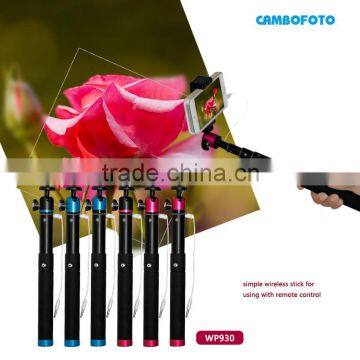 2015 new portable flexible selfie stick wired monopod for smart phone and digital camera