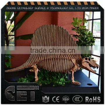 Cetnology outdoor artificial dinosaur fossil sculpture