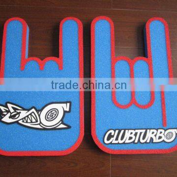 Full side printing promotional Cheering Sponge Foam Hand