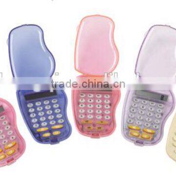 Promotional Gift Small Plastic Pocket Calculators with cover