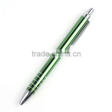 Factory direct pushing type promotional metal ball pen aluminum body pen                        
                                                                                Supplier's Choice