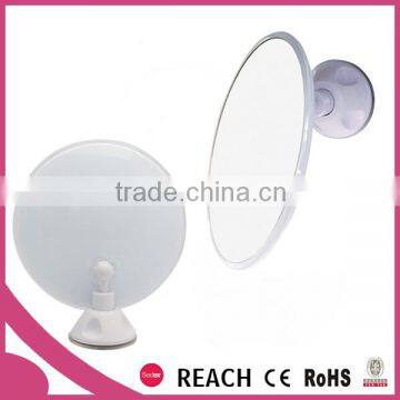 CE, ROHS certified adjustable suction cup bathroom wall mirror with magnification