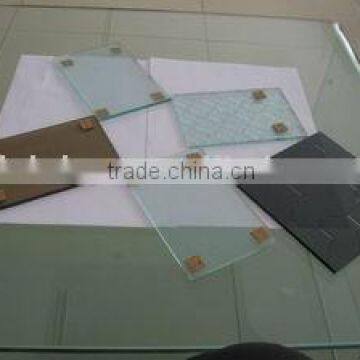 tinted pattered glass