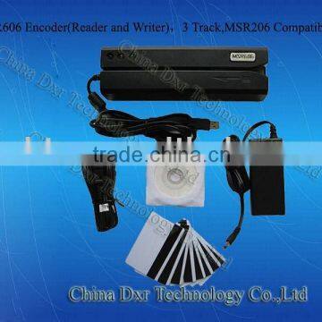 3 Tracks Card Encoder MSR206 magnetic stripe card reader writer