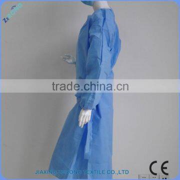 China Supplier High Reinforced Disposable Impervious Surgical Gown in SMMS Fabric photo-2