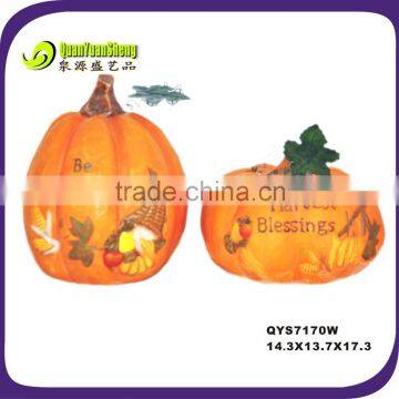 new design polyresin pumpkin thanksgiving craft