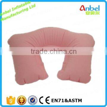 Inflatable Soft Car Head Neck Rest Compact U Shape Air Cushion Pillow For Flight Travel