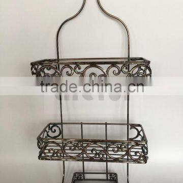 Shower Caddy Bronze for Lotion, Shampoo and Soap.