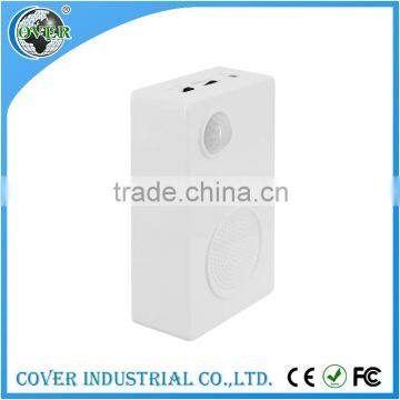 OEM factory price plastic material white mini sound box