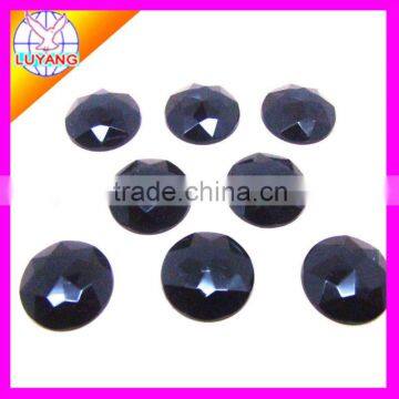 new design round sew-on acrylic diamond rhinestone two holes factory sell