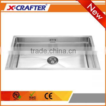 2015 Cheap Functional Undermount SUS 304 Single Bow Sink for Kitchen