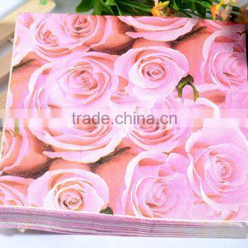 Cheap price printed napkins paper