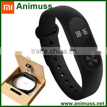 2016 New Premium OLED Screen Original Xiaomi Mi Band 2 Smart Wristband Heart Rate Fitness Bracelet Support Whatsapp Facebook Quality Choice photo-2
