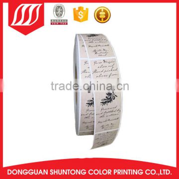 Manufacturer Accept custom order food label sticker