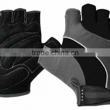 Half Finger Summer Cycle Racing Gloves, Synthetic Leather Cycle Gloves