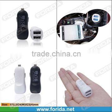 hot selling 5V 3.1A dual port usb car charger