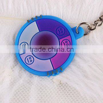 Soft PVC UV Color Changing Key Chain for Oudoor Travel